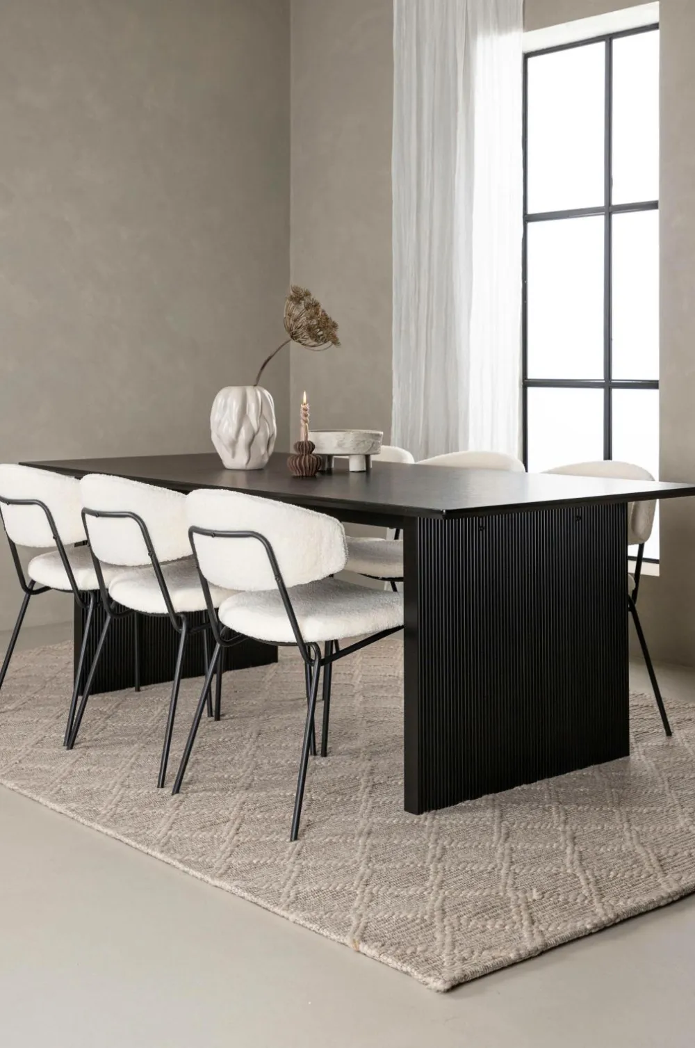 Venture Home Spisegrupper>Spisegruppe Vail med 6 stole Chico Black