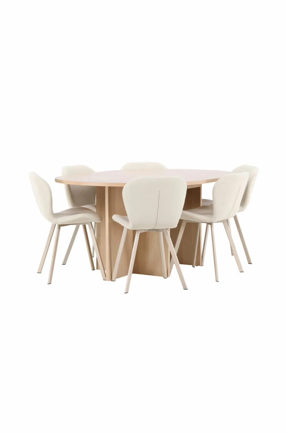 Venture Home Strada-spisebord med Lilja-stol Beige Hot