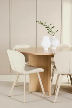 Venture Home Strada-spisebord med Lilja-stol Beige Hot