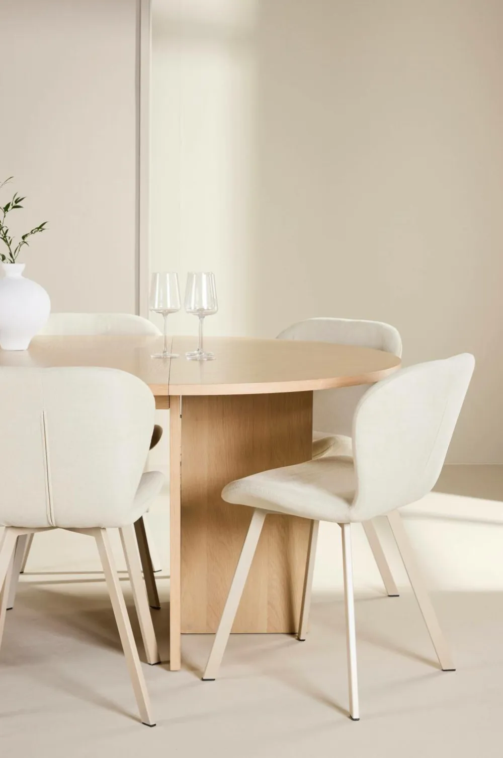 Venture Home Strada-spisebord med Lilja-stol Beige Hot