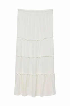 Vero Moda Maxi nederdel vmJune HW Ankle Skirt Jrs GA Snow white Online