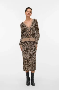 Vero Moda Nederdel vmNancy NW 7/8 Skirt Boo Rep Silver mink Best