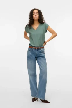 Vero Moda Top vmBella SL Lace Laurel wreath Outlet