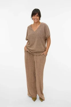 Vero Moda Curve Bukser>Bukser vmChoxanne Gold colour