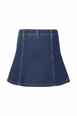 Vero Moda Girl Nederdele>Cowboynederdel vmTilde Short Denim Skirt Dark blue denim