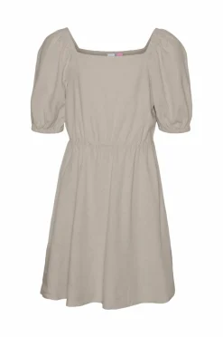 Vero Moda Girl Kjole vmMymilo S/S Short Dress Wvn GA Girl Silver lining Sale