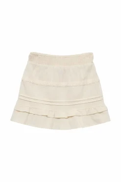 Vero Moda Girl Nederdele>Nederdel vmPretty Short Skirt Wvn Oatmeal