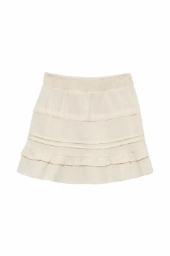 Vero Moda Girl Nederdele>Nederdel vmPretty Short Skirt Wvn Oatmeal