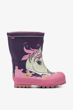 Viking Gummistøvler>Gummistøvler Jolly Print Purple/multi