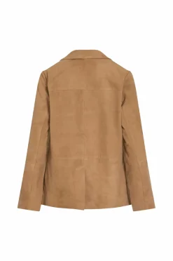 Vila Habitjakke viIda L/S Suede Blazer Toasted coconut New