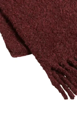 Vila Halstørklæde viJanis Boucle Knit Winetasting Best