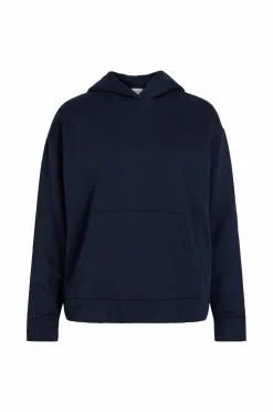 Vila Hættetrøje viHuris L/s Loose Sweat Hoodie/pb Navy blazer