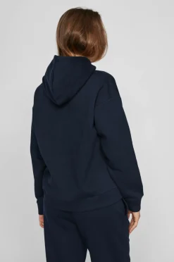 Vila Hættetrøje viHuris L/s Loose Sweat Hoodie/pb Navy blazer