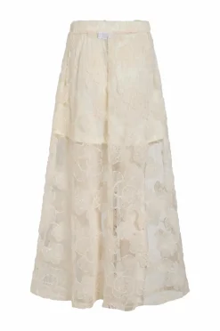Vila Nederdele>Maxi nederdel viKaria HW Lace Midi Skirt Birch