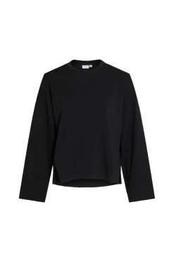 Vila Sweatshirt viReflecti Crew Neck L/S Sweat Top Black beauty New