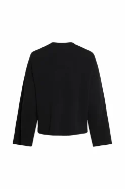 Vila Sweatshirt viReflecti Crew Neck L/S Sweat Top Black beauty New