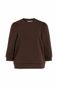 Vila Sweatshirts & Hoodies>Sweatshirt viReflect 3/4 / LN Coffee bean