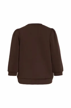 Vila Sweatshirts & Hoodies>Sweatshirt viReflect 3/4 / LN Coffee bean