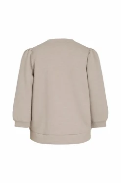 Vila Sweatshirt viReflect 3/4 / LN Natural melange Outlet
