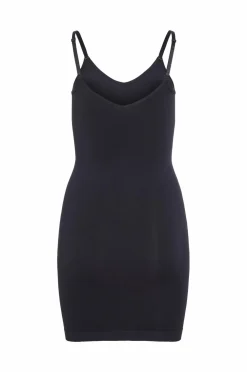 Vila Underkjole viMacie V-neck S/L Seamless Black beauty