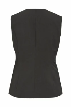 Vila Blazere & Veste>Vest viAmoi SL Dark grey melange