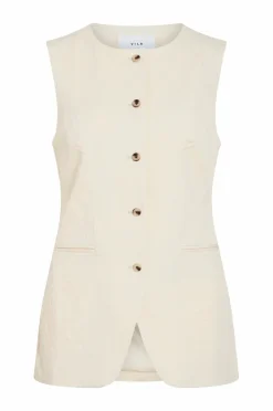 Vila Blazere & Veste>viFreja S/L Waistcoat/tes Birch