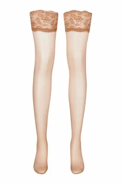 Vogue Stay-up Silky 20 den Suntan Sale