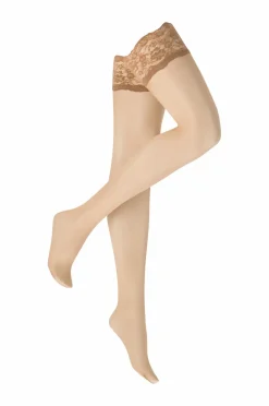 Vogue Stay-up Silky 20 den Suntan Sale