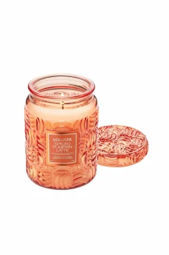 Voluspa Rumduft>Spiced Pumpkin Latte Large Glass Jar Candle 100H Ingen farve