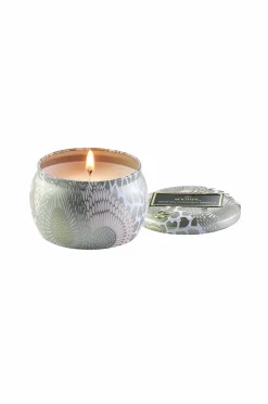 Voluspa Tahitian Coconut Vanilla Mini Tin Candle 25H Ingen farve Sale