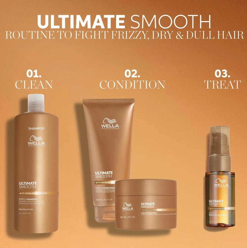 Wella Professionals Ultimate Smooth Shampoo 1000 Ml Clearance