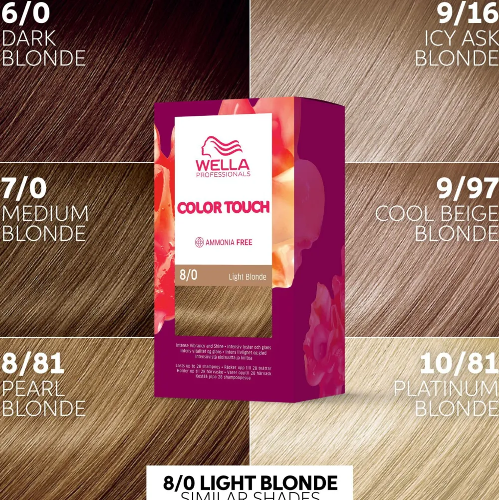 Wella Professionals Color Touch Pure Naturals 130 ml Light blonde 8/0