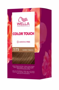 Wella Professionals Color Touch Pure Naturals 130 ml Golden tobacco 7/73 New