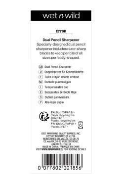 Wet n Wild Dual Pencil Sharpener No Color Clearance