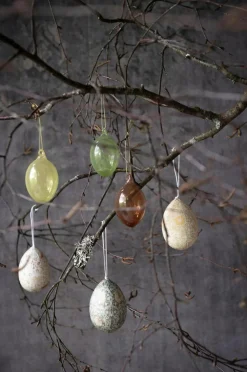 Wikholm Form Glass Egg i æske Grön Discount