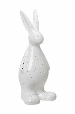 Wikholm Form Påskepynt>Hare Mona L Vitmelerad