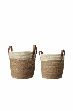 Wikholm Form Kurv Enna S/2 Natur/Offwhite Best