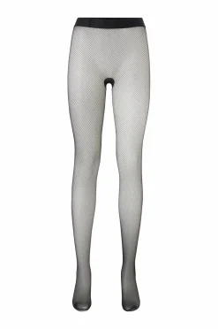 Wolford Strømpebukser Twenties Fishnet Tights Black New