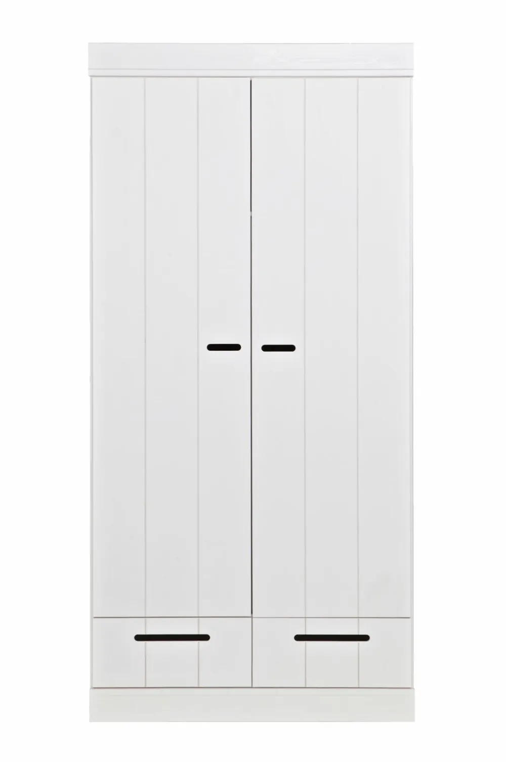 WOOOD Garderobeskabe>Garderobe Connect m struktur, H195xB94xD53 Hvid