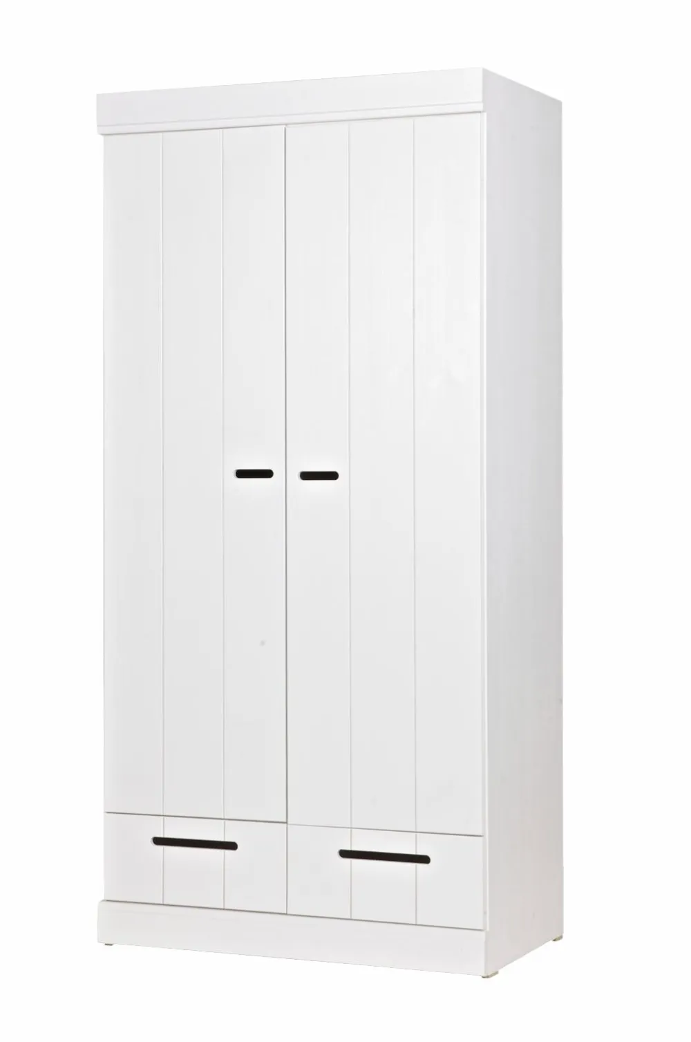 WOOOD Garderobeskabe>Garderobe Connect m struktur, H195xB94xD53 Hvid