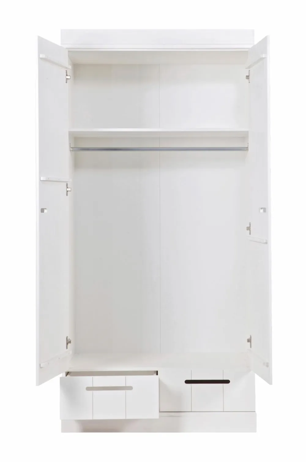 WOOOD Garderobeskabe>Garderobe Connect m struktur, H195xB94xD53 Hvid