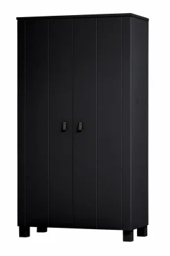 WOOOD Garderobeskabe>Garderobeskab Ties Sort