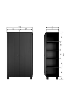 WOOOD Garderobeskabe><noscript><img width=