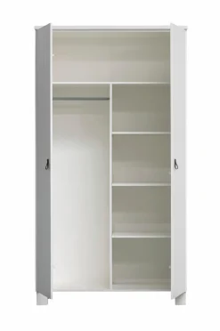 WOOOD Garderobeskab Ties Hvid Online