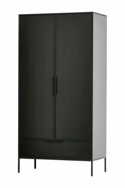 WOOOD Garderobeskab Adam Sort Online