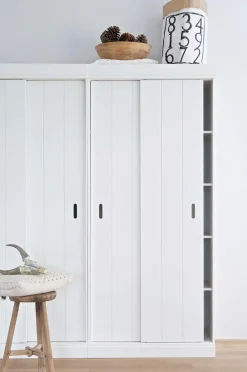 WOOOD Garderobeskab Row Hvid Sale