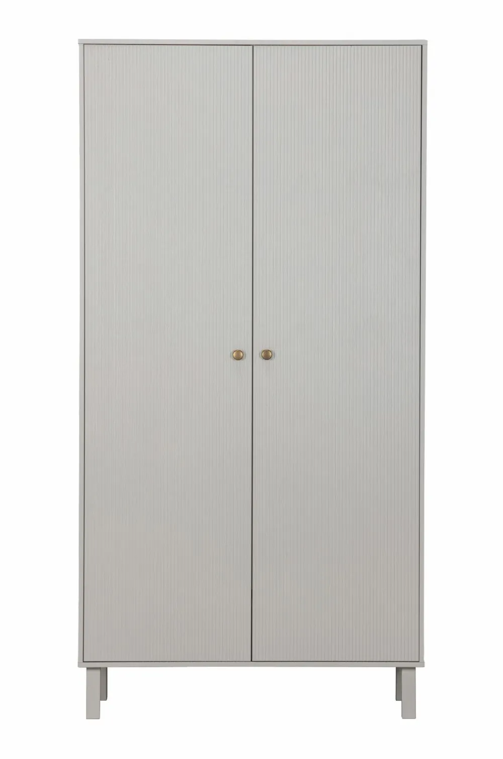 WOOOD Garderobeskabe>Garderobeskab Madu Lysegrå