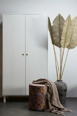 WOOOD Garderobeskabe>Garderobeskab Madu Lysegrå