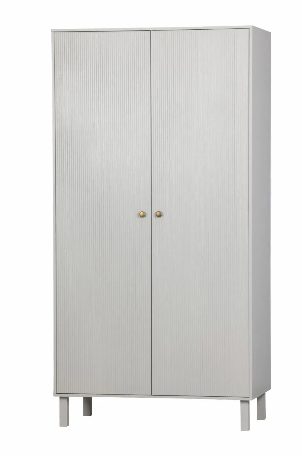 WOOOD Garderobeskabe>Garderobeskab Madu Lysegrå