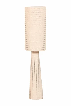 WOOOD Gulvlampe Loft Black/natural Clearance